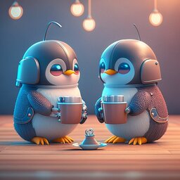 Pinguins Talking